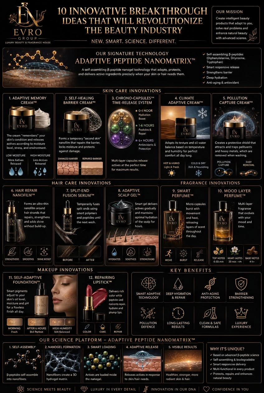 EVRO breakthrough ideas for the beauty industry