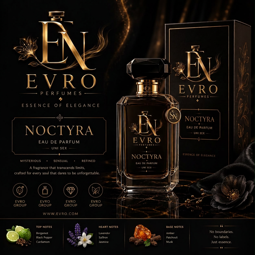 EVRO fragrance — essence of elegance
