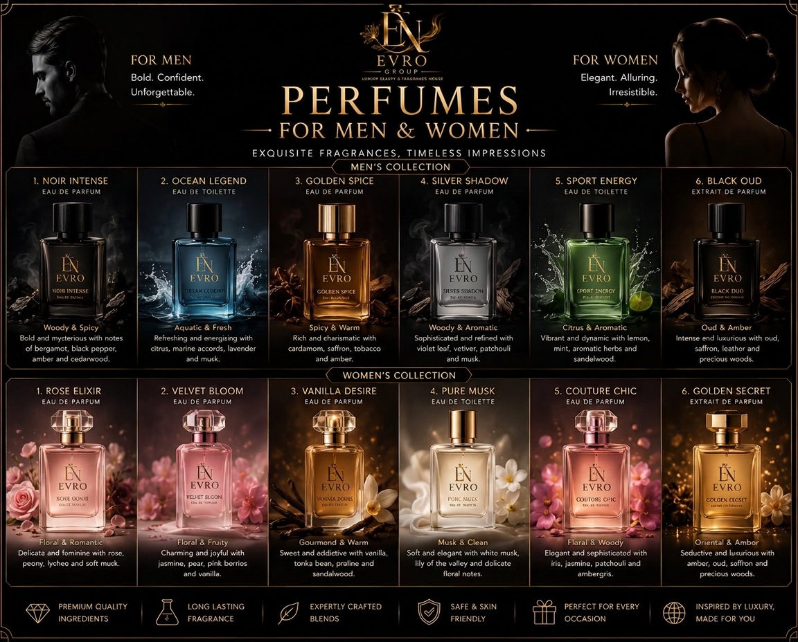 EVRO perfumes — timeless impressions