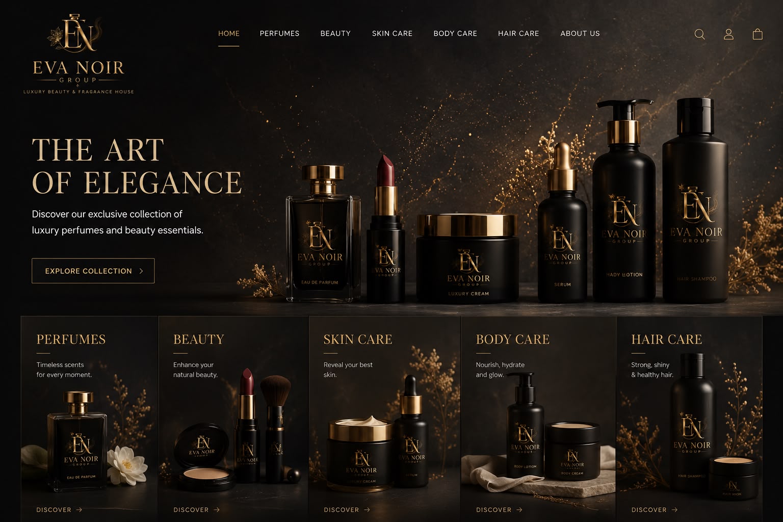 The Art of Elegance — collection showcase