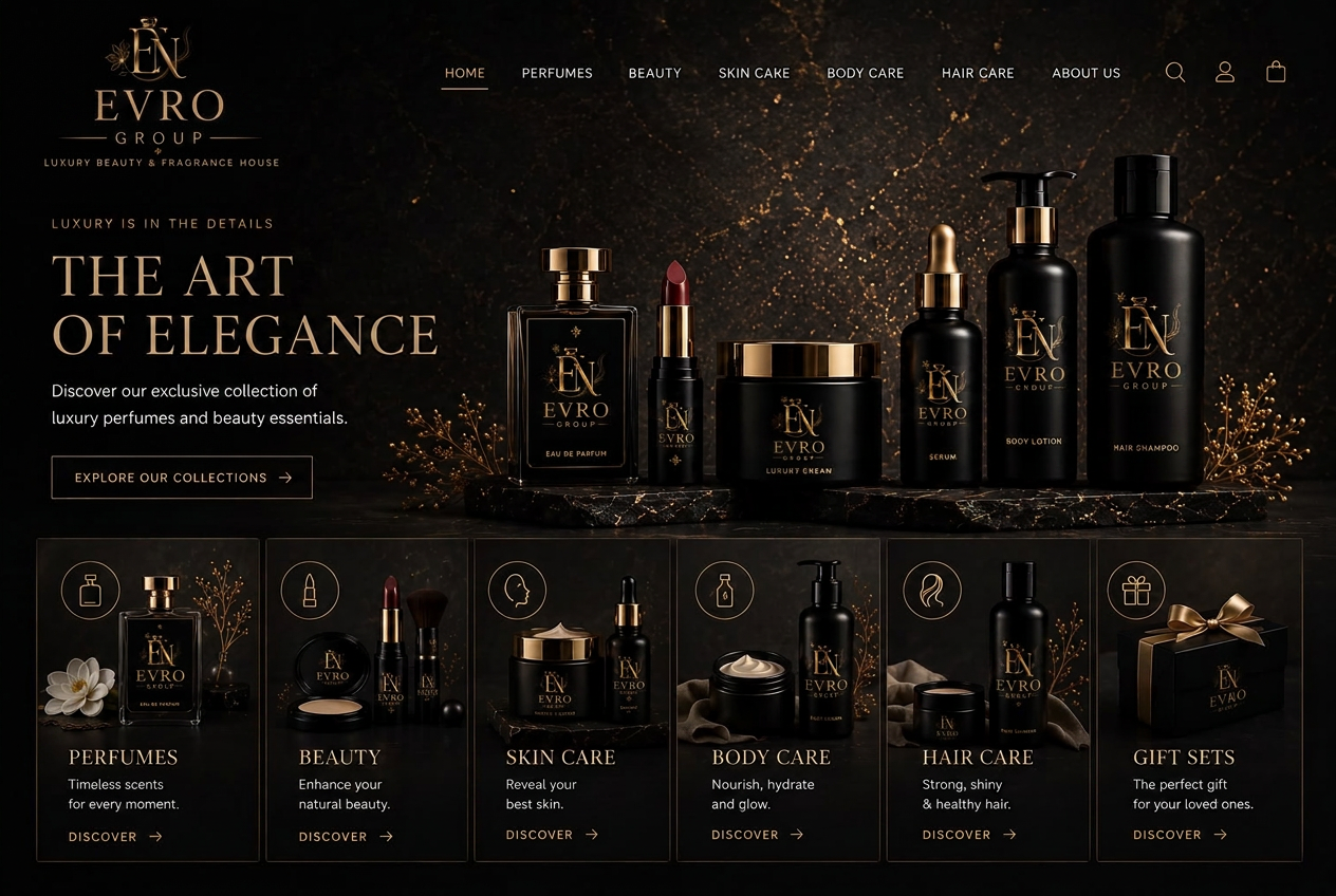 EVRO beauty ritual — curated collection