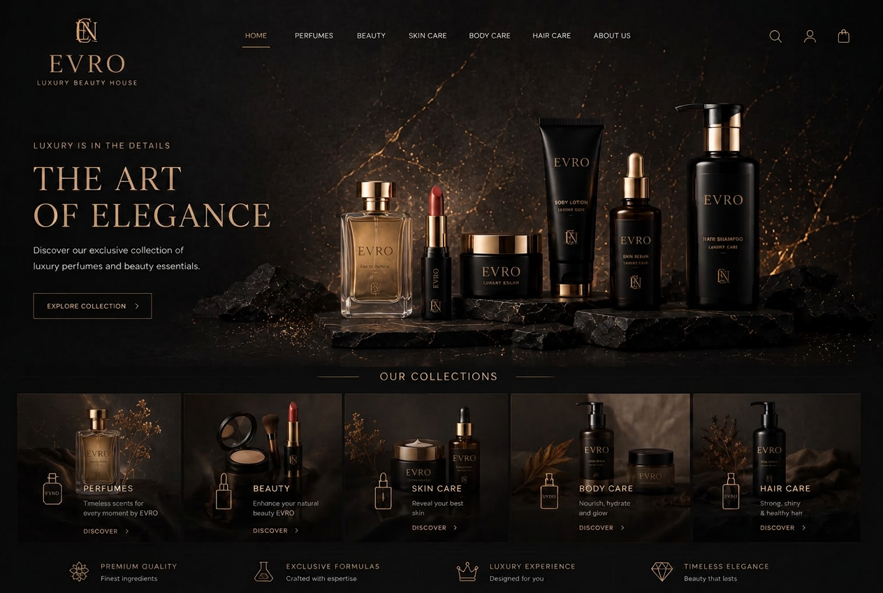 EVRO beauty ritual — house editorial